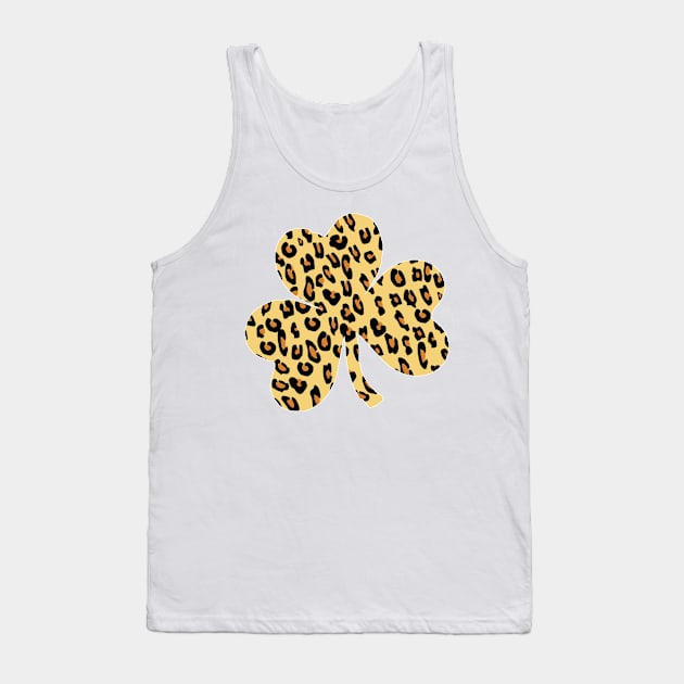 shamrock leopard Tank Top by Kaleidoart